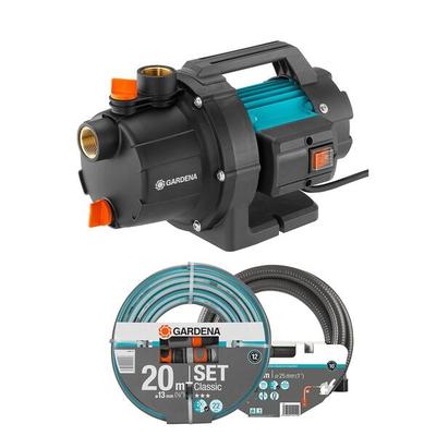 GARDENA Gartenpumpe »3000/4 Basic Set« mehrfarbig