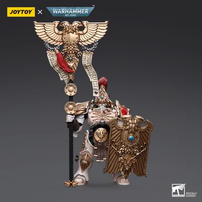 [In stock]JOYTOY Warhammer 40,000 1/18 Action Figure Adeptus Custodes Solar Watch Vexilus Praetor