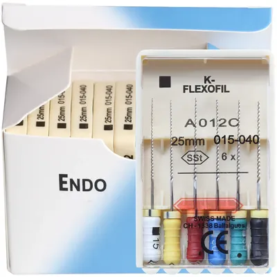 10 Packs/Box Dental K-FLEXOFILE Flexibility 21/25/31mm Endo Root Canal K Files SSt Hand Use