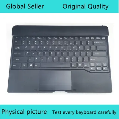 FOR Fujitsu Stylistic Q704 Tablet US Keyboard KB Docking Station Used with touchpad Fpcke080