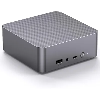Mini PC EQi12, Intel Core SSD Mini Computers,Dual LAN/Wifi6/BT5.2,Dual 4K Display,Built-in Power