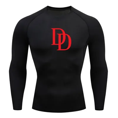 Compression Shirt Men Long Short Sleeve Cooling Dry Rash Guard Athletic T Shirt Sports Gym Exercise