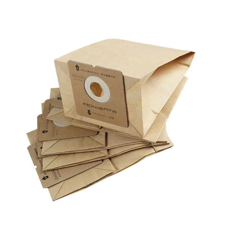 10 PCS Aspirapolvere Sacchetti Filtro Sacchetto di Carta Per La Polvere Per Rowenta RO1121 RO1122 RO1124 RO1132 RO1136 RO1321 Aspirapolvere