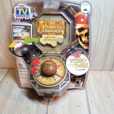 Disney Video Games & Consoles | Vtg Pirates Of The Caribbean Plug N Play Console Video Game For Tv | Color: Black/Gold | Size: Os