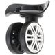 Spinner Caster,Swivel Wheels Replacement,1 Pair A09 Luggage Dual Roller Mute Wheels Suitcase Directional Casters Casters