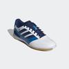 Fußballschuh ADIDAS PERFORMANCE "SUPER SALA COMPETITION III IN", Gr. 44, cloud weiß, dunkelblau, silber metallic, Synthetik, Textil, sportlich, Schuhe, für Halle und Straße