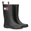 Gummistiefel TOMMY HILFIGER, Kinder, Gr. 31, schwarz, Gummi, modisch, Schuhe, Regenstiefel, Matschstiefel mit Logo