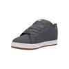 Sneaker DC SHOES "Court Graffik", Gr. 10,5(44), grau, weiß, 57.05% Leder, 28.2% Synthetikmaterial, 13.87% Polyester, 0.88% Textil, Schuhe