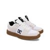 Sneaker DC SHOES "Lynx Zero", Gr. 10(43), grau, navy, 50.51% Leder, 39.8% Synthetikmaterial, 9.69% Polyester, Schuhe
