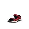 Trekkingsandale ECCO "OFFROAD", Damen, Gr. 40, rot, Nubukleder, Textil, sportlich, Schuhe, Outdoorschuh, Sommerschuh, Freizeitsandale, in sportlicher Optik