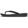 Zehentrenner FITFLOP "iQUSHION MULTI-CRYSTAL", Damen, Gr. 37, schwarz, Synthetik, modisch, Schuhe, Sandale, Flats, Pool Slides mit Schmucksteinen verziert