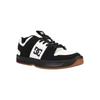 Sneaker DC SHOES "Lynx Zero", Gr. 11,5(45), schwarz-weiß (weiß, schwarz, weiß), 50.51% Leder, 39.8% Synthetikmaterial, 9.69% Polyester, Schuhe
