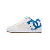 Sneaker DC SHOES "Court Graffik", Gr. 8,5(41), off, weiß, grau, 57.05% Leder, 28.2% Synthetikmaterial, 13.87% Polyester, 0.88% Textil, Schuhe