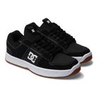 Sneaker DC SHOES "Lynx Zero", Gr. 6(38), schwarz-weiß (schwarz, schwarz, weiß), 50.51% Leder, 39.8% Synthetikmaterial, 9.69% Polyester, Schuhe