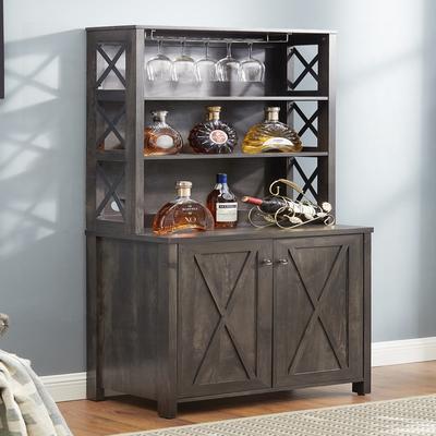 Wine Bar Cabinet with for Wine Glass Rack