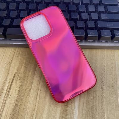 TEMU Air Compressed Fluorescent Tpu Phone Case Air Compressed Laser Flash Card New Year Valentine's Day Birthday Gift For Yourself, , Girlfriend Suitable For Iphone16 15 14 Pro Models Image
