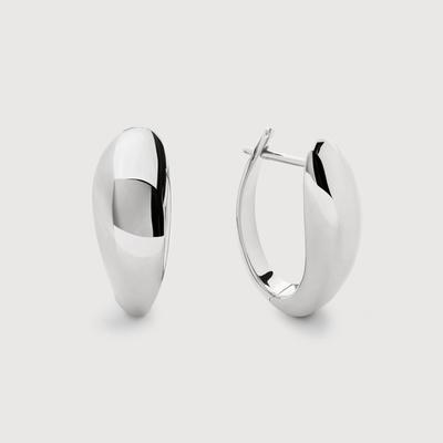 Sterling Silver Nura Reef Large Hoop Earrings