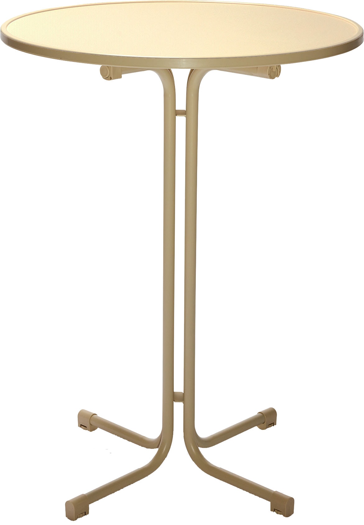 Klapptisch ESSENTIALS "Berlin", beige (sand), B:80cm H:109cm T:80cm, MDF + Stahl + Polypropylen, Tische, in verschiedenen Farben und Größen erhältlich
