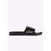 Badesandale LOTTO, Gr. 39, schwarz-weiß (schwarz, weiß), Synthetik, sportlich, Schuhe