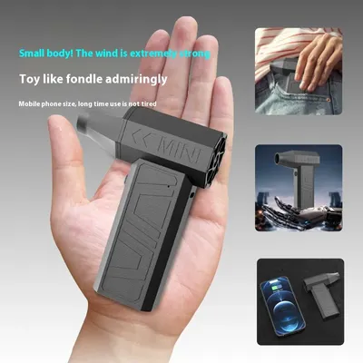 Hot Sale Mini Portable High Speed Air Turbo Jet Fan Big Power Handheld Mini Blower For Computer