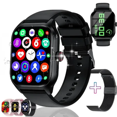 Smartwatch 2025 2.01 Inch Color Screen Bluetooth Call And IP67 Sports Blood Oxygen/Pressure