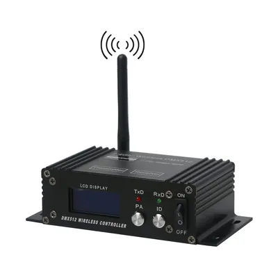 2.4G LCD Display Wireless DMX512 Controller Receiver Transmitter 2 in 1 DMX Console For Disco DJ