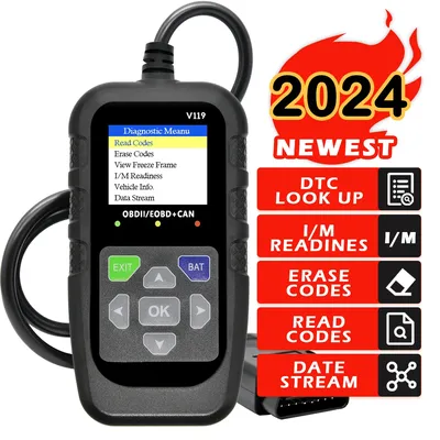 Car OBD2 Scanner Diagnostic Tool Code Reader, Car Voltage Tester Engine Fault Code Scanner, Charging
