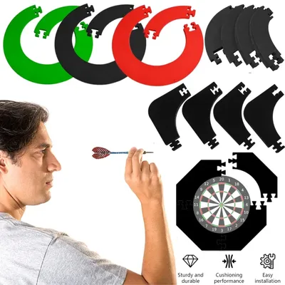 EVA Dartboard Surround Jigsaw Ring Design Dart Board Ring Lightweight Splicing Dart Board Wall