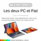 Ordinateur portable portable Windows 11 Pro, tablette PC, 14,1 pouces, 2 de 1, Intel 12e n100, 16 Go