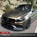 Auto Paraurti Anteriore Mento Labbro per Mercedes Benz W205 C205 C63 AMG Coupe 2015-2018 Auto In Fibra di Carbonio Paraurti Anteriore labbro Body Kit FRP