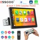 ESSGOO 9" 1 DIN Universale con controllo vocale AI intelligente CarPlay wireless Android Auto Autoradio Lettore video multimediale Touchscreen HD Navigazione GPS WiFi Bluetooth Radio FM Controllo al