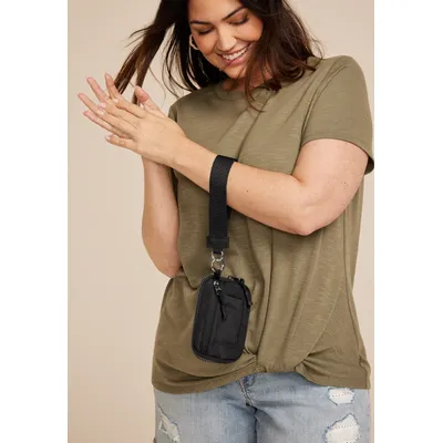 Maurices Women's Nylon Wristlet Wallet Size O/s