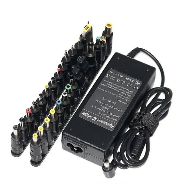 96w universal tragbare ac laptop power adapter 100 V-240V ladegerät für uk/us/eu stecker Image