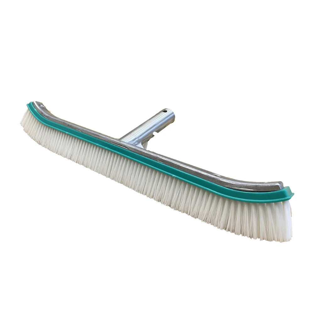 18-Zoll-Schwimmbadbürste, robuste Schwimmbad-Reinigungsbürste, Wand-Poolbürste für Wand, Fliesen, Böden Image