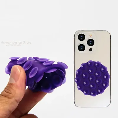 Tragbare Silikon Saugnapf Zurück Kleber Wireless Power Bank Auto Anti Slip Universal Handy doppelseitige Halter