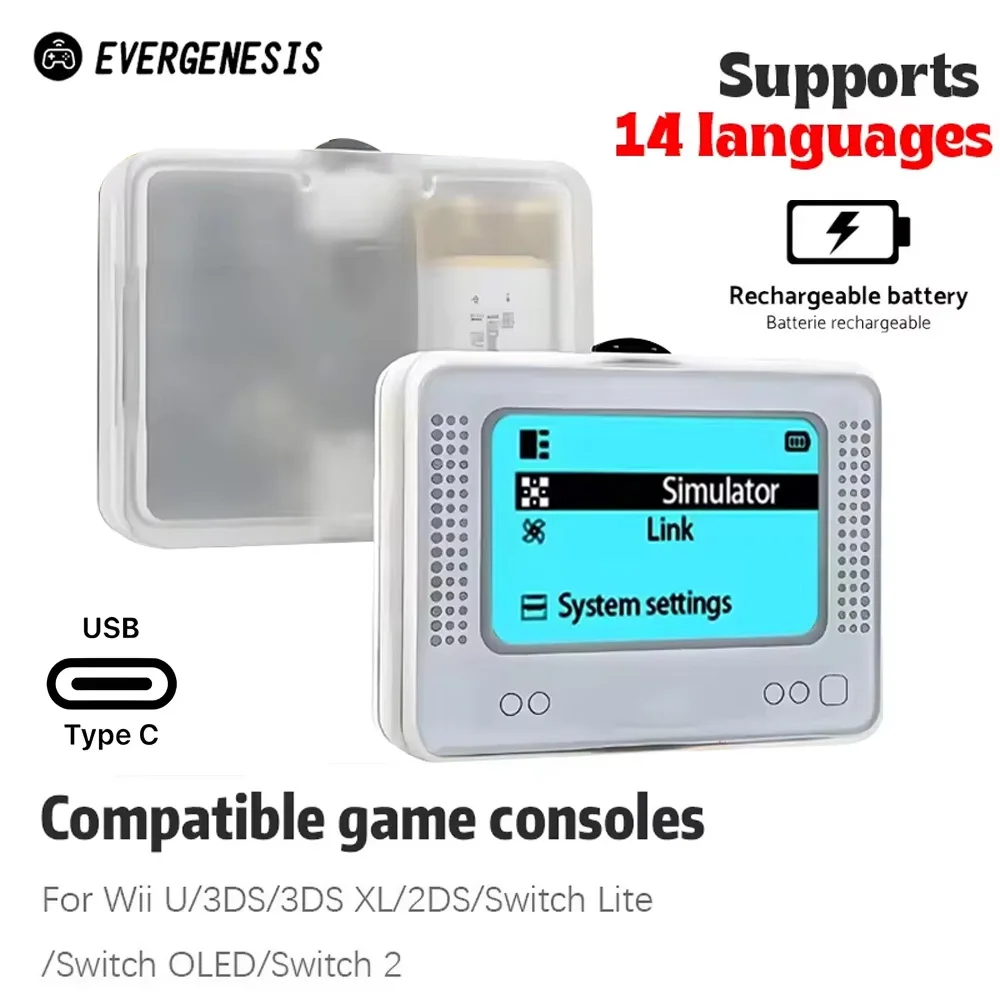 Für NFC AMB Aufladbare Intelligente Simulator Emulator Universal Writer für Switch2/Switch WiiU 3DS Spiel Zubehör