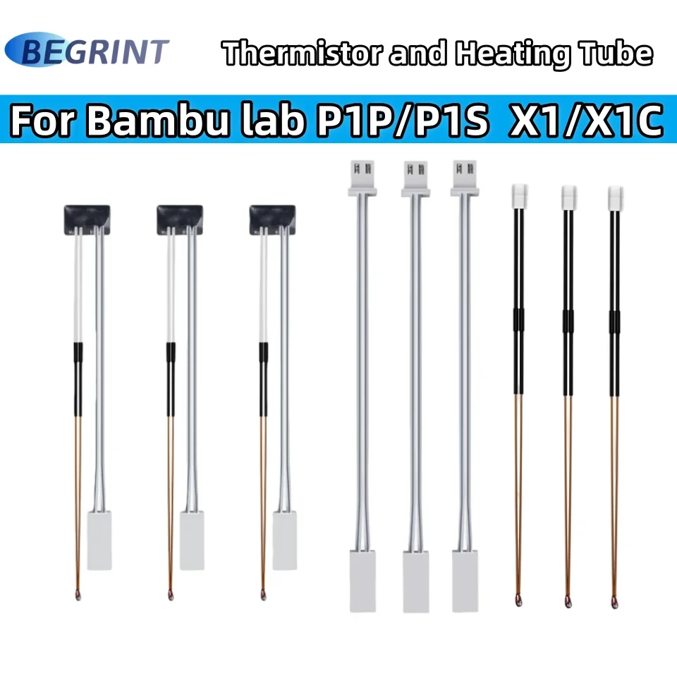 Keramik-Heizungsthermistor für Bambu Lab BambuLab X1 X1C P1 P1P P1S Combo 24 V 48 W Heizblock 3D-Druckerteile Image
