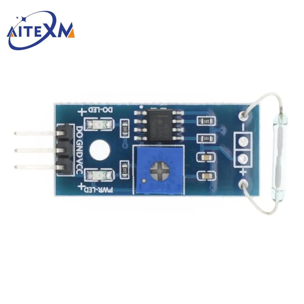 LM393 Reed Sensor Modul Magnetron Modul Reed Schalter Magnetische Schalter Für Arduino Elektronische DIY Kit Image