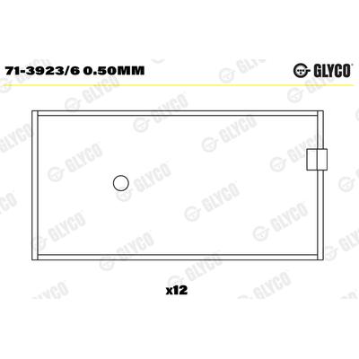 GLYCO Universal für VOLVO 1677287 71-3923/6 0.50MM Image