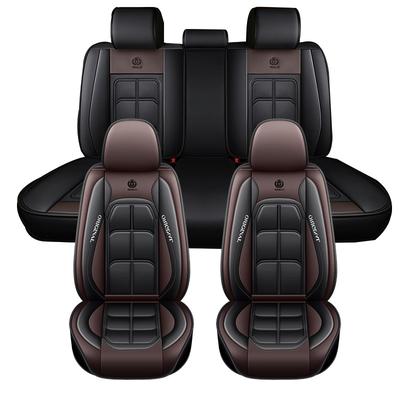 TEMU Car Suv Five-seater Seat Cover Suitable For All Wear-resistant Pu Leather Pu Leather Car Seat Cover Comfortable And Wear-resistant Image
