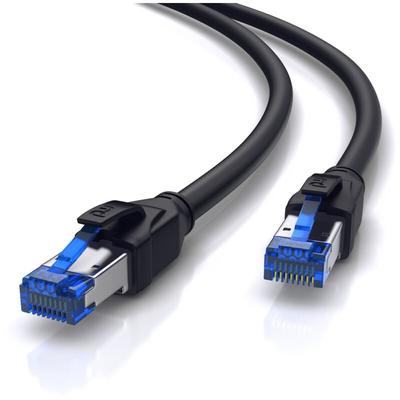 Patchkabel cat 8 mit Baumwollummantelung - Gigabit Ethernet lan Kabel - 40 Gbit/s - s/ftp pimf Image