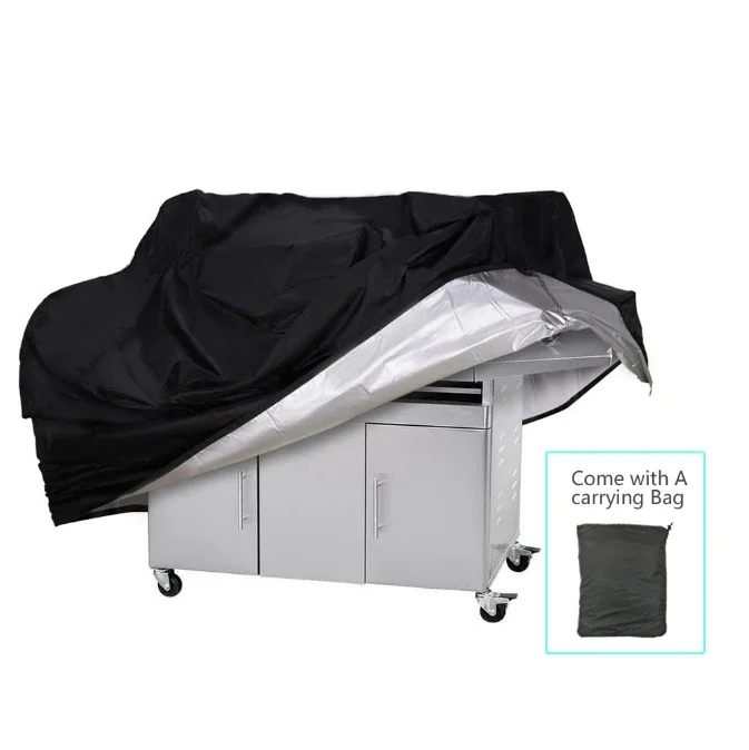 Grill abdeckung Anti-Staub wasserdichte Hoch leistungs grill abdeckung Regenschutz rundes Rechteck Outdoor-Grill abdeckung Zubehör