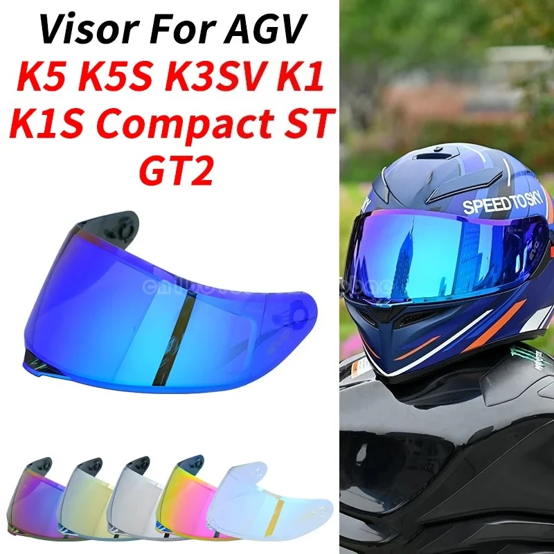 K5 Helmvisier für AGV K5S K3SV K1 Motorradhelmlinse Anti-Kratz-Schild Motorradzubehör Brille Casco Moto Image
