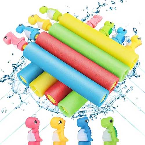 Wasserpistolen 12er-Pack Super-Wasserblaster-Soaker-Pistolen-Set Schaum-Spritzpistolen Schwimmbad-Outdoor-Spielzeug Strand-Sommerparty-Spiele für Kinder und Erwachsene