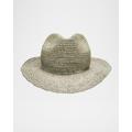 Woven Textile Fedora Hat