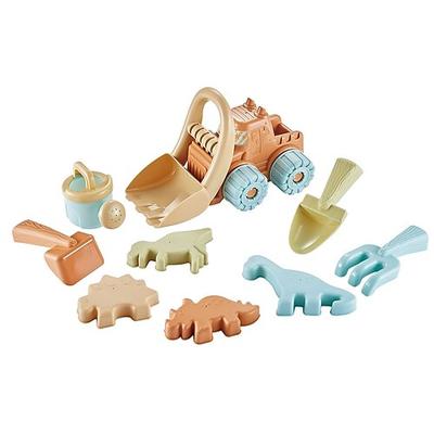 Set mit Sandeimern und Schaufeln für den Strand – Strandspielzeug für Kinder mit Sandformen, Silikon-Sandeimer für unterwegs, für Kinder und Kleinkinder Image