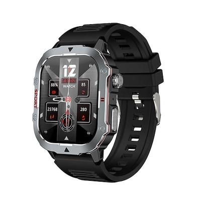696 C40PRO Smartwatch 2,19 Bluetooth Fitness-Tracker Schlaf- Anruf-Erinnerung iOS Android Kompatibel IPX0 wasserdicht 50mm Gehäuse Vatertagsgeschenke Image