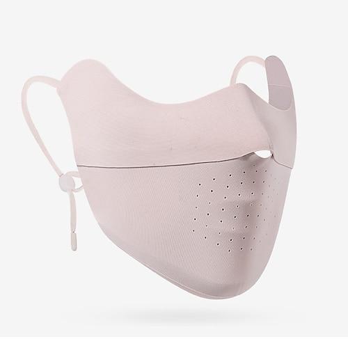 Sonnencreme Maske für Damen Augenschutz atmungsaktiv nahtlos kühl Outdoor anti-ultraviolett Sommer Sonnenschutzmaske