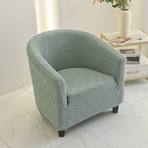 Stretch-Sofa-Sessel-Clubsessel-Bezug, Schonbezug, waschbarer Einzelsofa-Sitzbezug, einfach zu installieren, Rundum-Schutzbezug für Wohnmöbel, neu Image