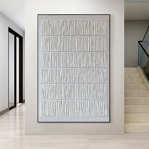 Wabi Sabi Kunstwerk Ölgemälde handgemalte abstrakte Gemälde Wandkunst 2er Set beige abstrakte Malerei auf Leinwand ein Paar beige Textur Wandkunst neutrale abstrakte Wandkunst Boho Wanddekoration Image